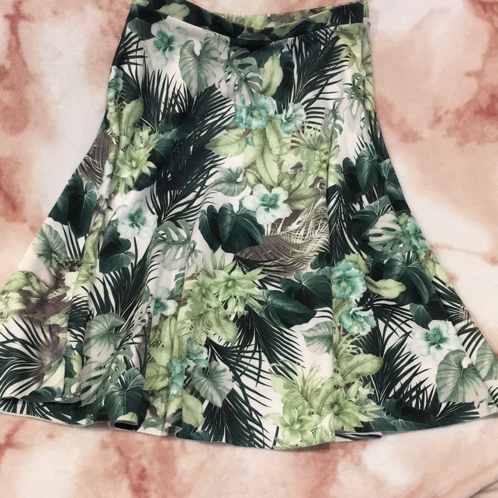 Tropical Leaves Skirt Forever 21 Resale